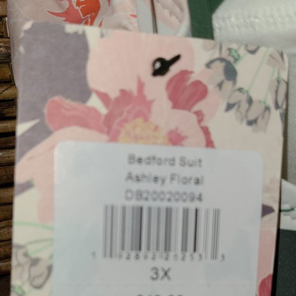 NWT Limited Edition Down East + Ashley Rose Reeves One Piece Swimsuit Bedford 3X - Picture 4 of 5